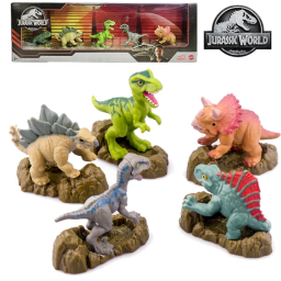 Jurassic World - Dinosaurios Mini Pack X5 